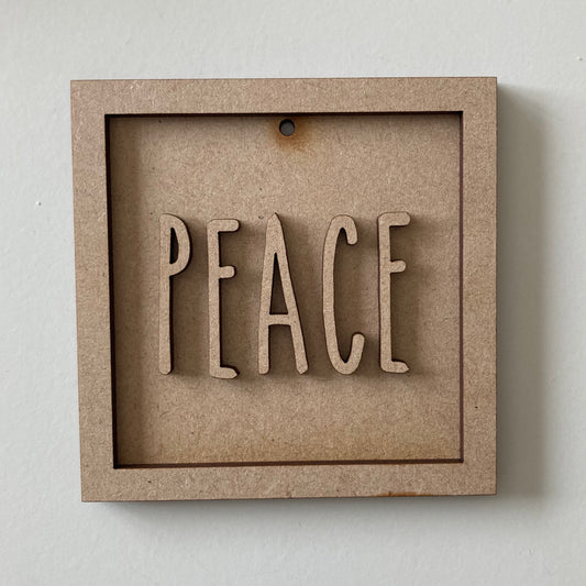 9cm Peace Mini Frame