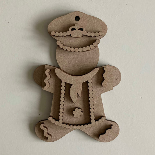 10cm Pearly King Gingerbread Character