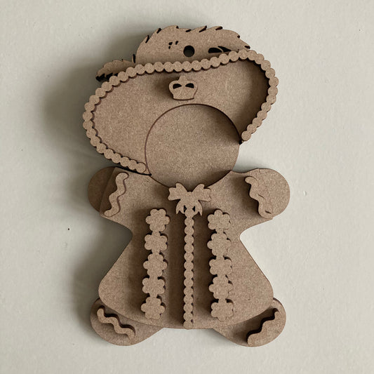 10cm Pearly Queen Gingerbread Character