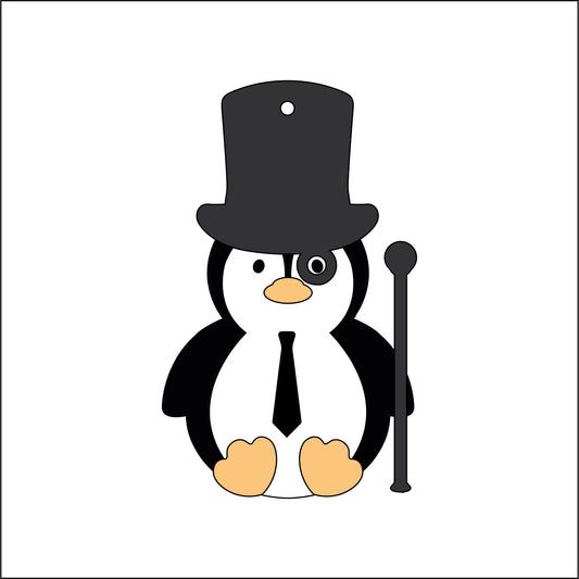 10cm Penguin Gentleman Decoration