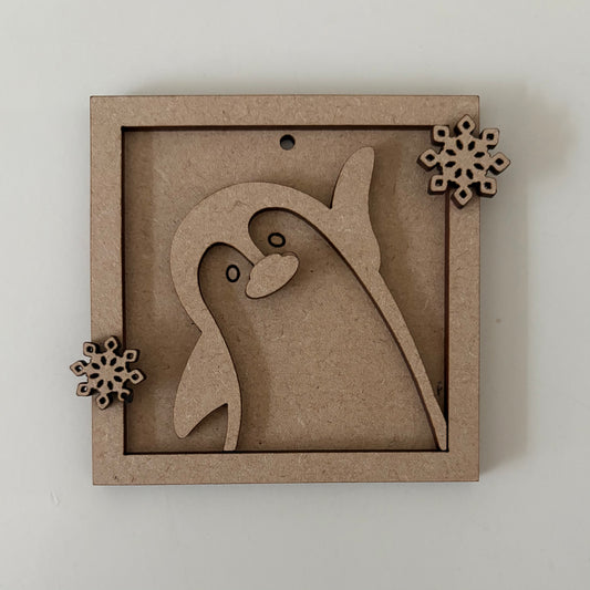 9cm Penguin Mini Frame