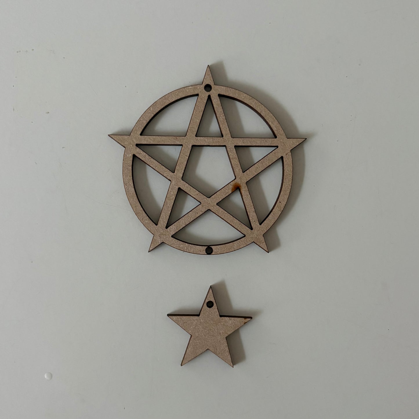 8cm Pentacle Dangly Decoration