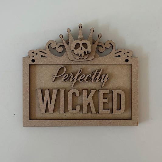 13cm Perfectly Wicked Mini Frame