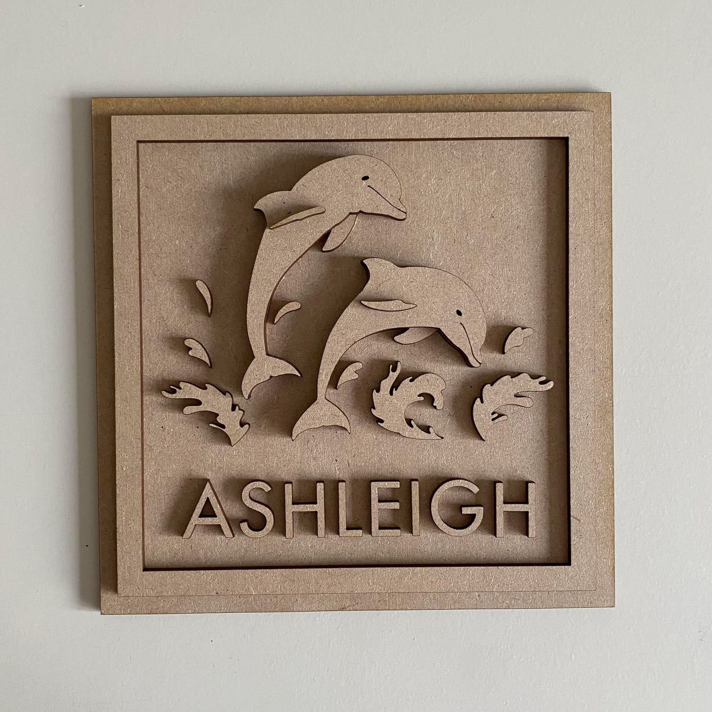 19cm Personalised Dolphin Sign