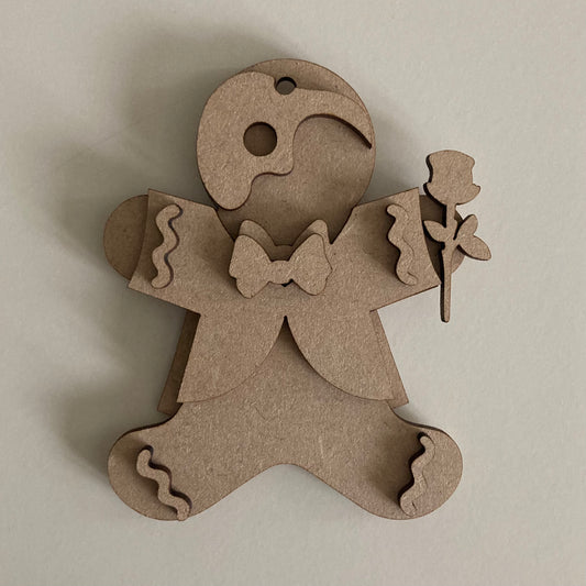 10cm Phantom Of The Opera Gingerbread Character