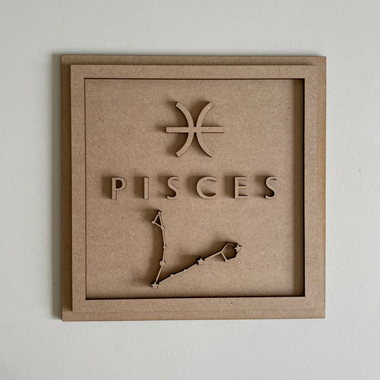 19cm Pisces Sign