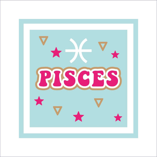 19cm Pisces Symbol Sign