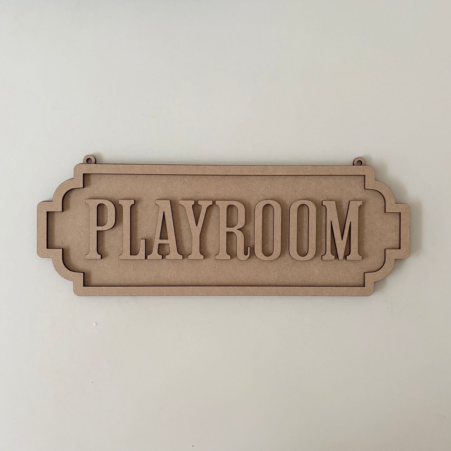 30cm Playroom Street Sign