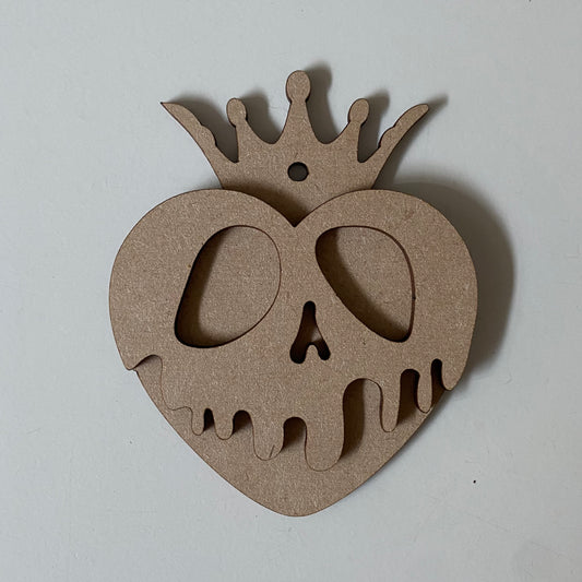 10cm Poisoned Apple Heart Decoration