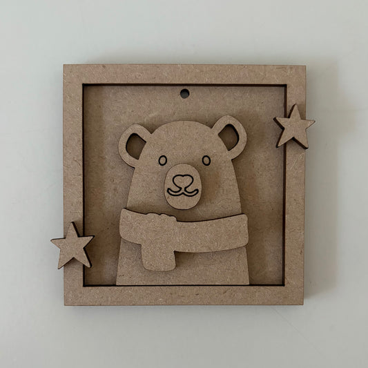 9cm Polar Bear Mini Frame