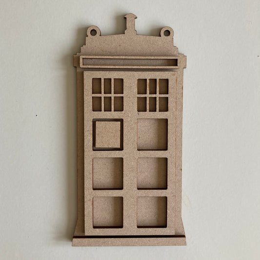 12.5cm Police Box Decoration