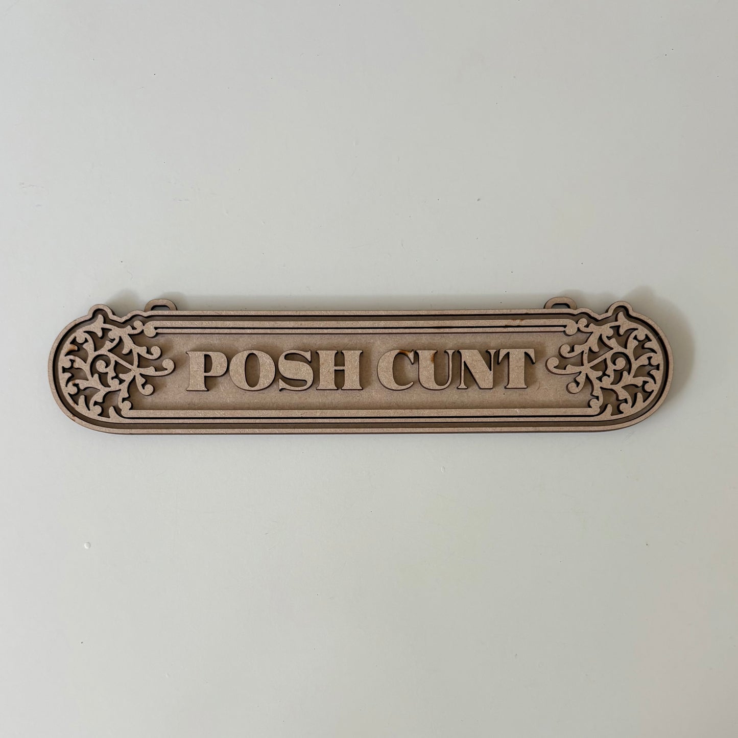 30cm Posh Cunt Sign