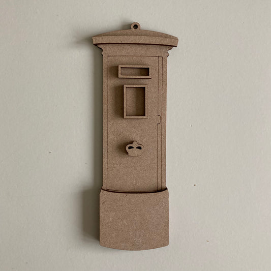 15cm Post Box Decoration