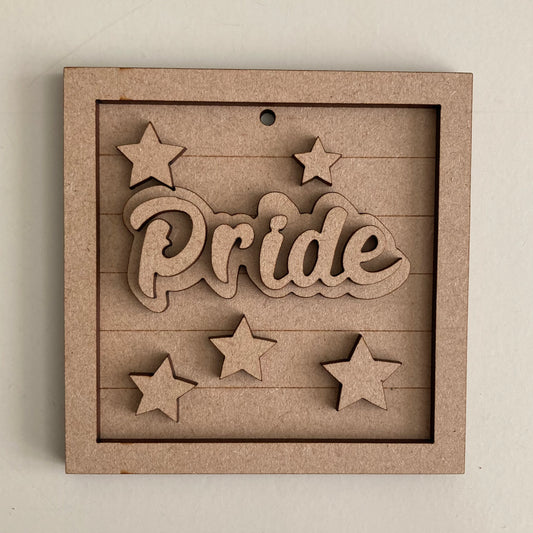 9cm Pride Stars Mini Frame