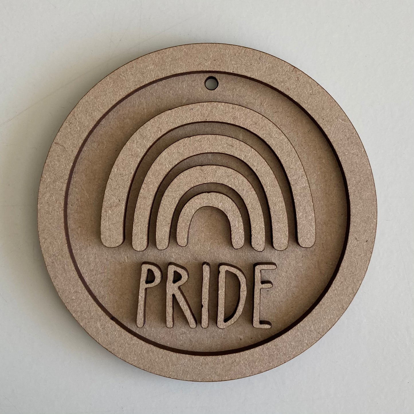 9cm Pride Rainbow Round Mini Frame