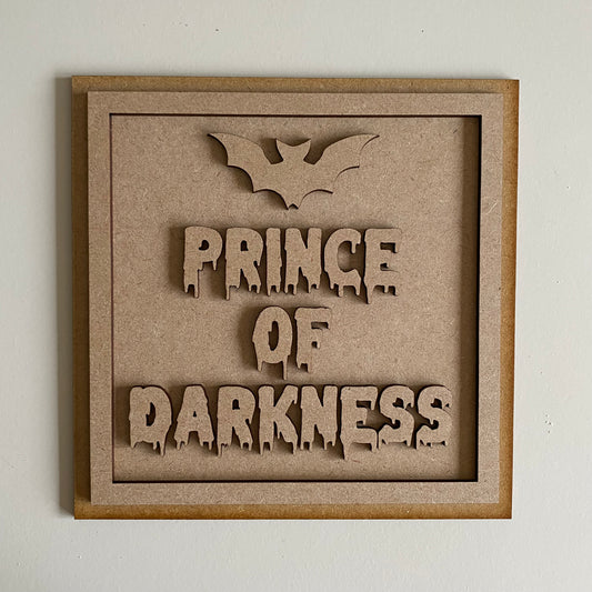 19cm Prince Of Darkness Sign