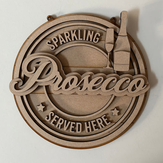 20cm Prosecco Sign