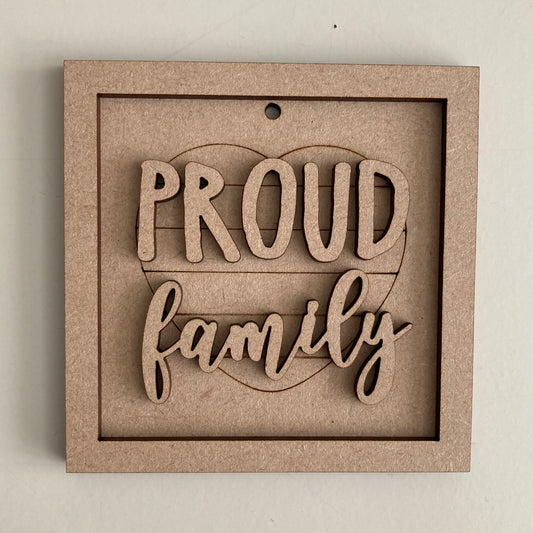 9cm Proud Family Mini Frame
