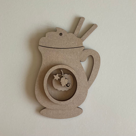 12cm Pumpkin Mug Decoration