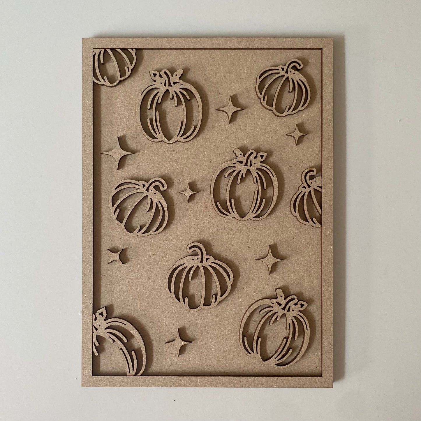 25cm Pumpkin Pattern Sign