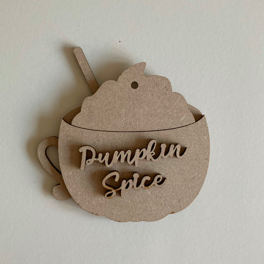 10cm Pumpkin Spice Decoration