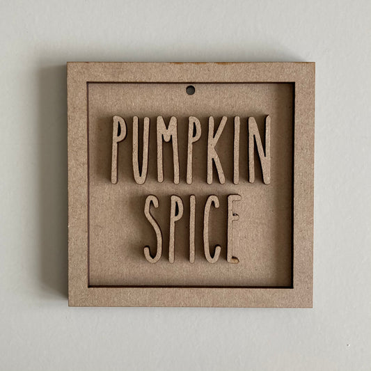 9cm Pumpkin Spice Mini Frame