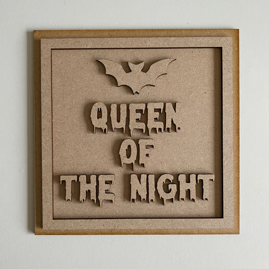 19cm Queen Of The Night Sign