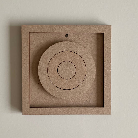 9cm Roundel Mini Frame