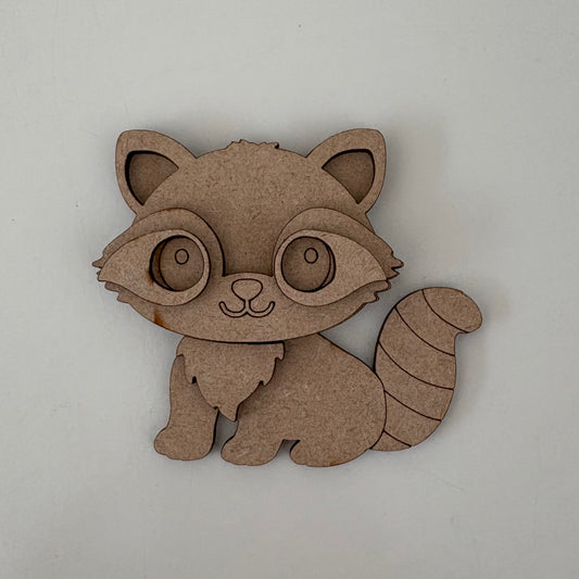 8cm Raccoon Decoration