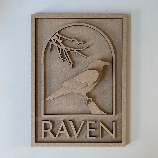 25cm Raven Arch Sign