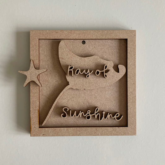 9cm Ray Of Sunshine Mini Frame