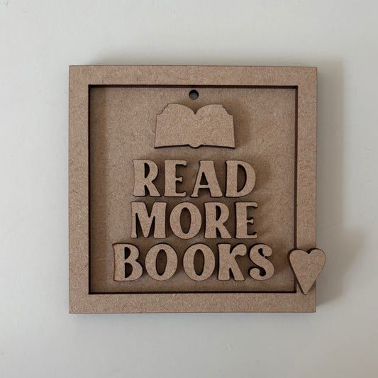 9cm Read More Books Mini Frame