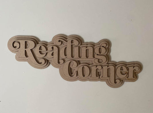 40cm Reading Corner Triple Layer Wording