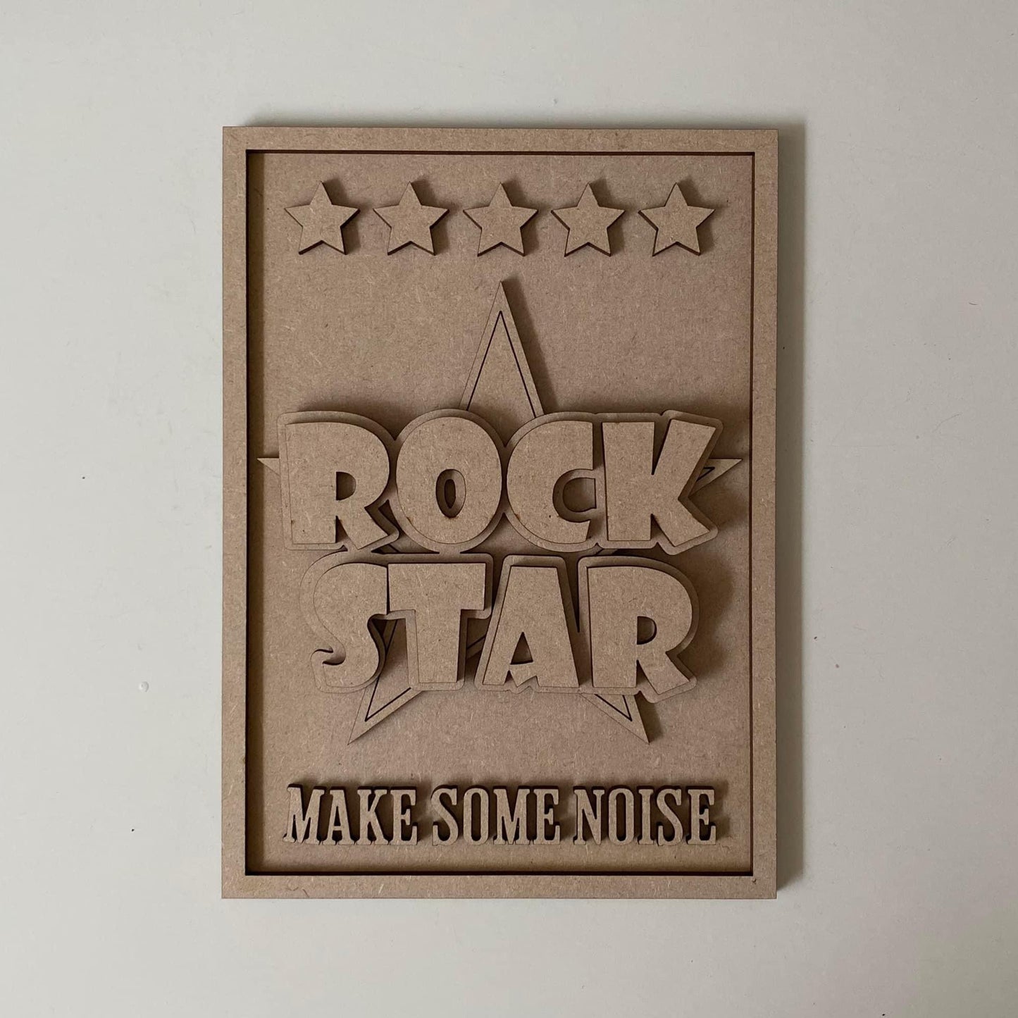 25cm Rock Star Sign