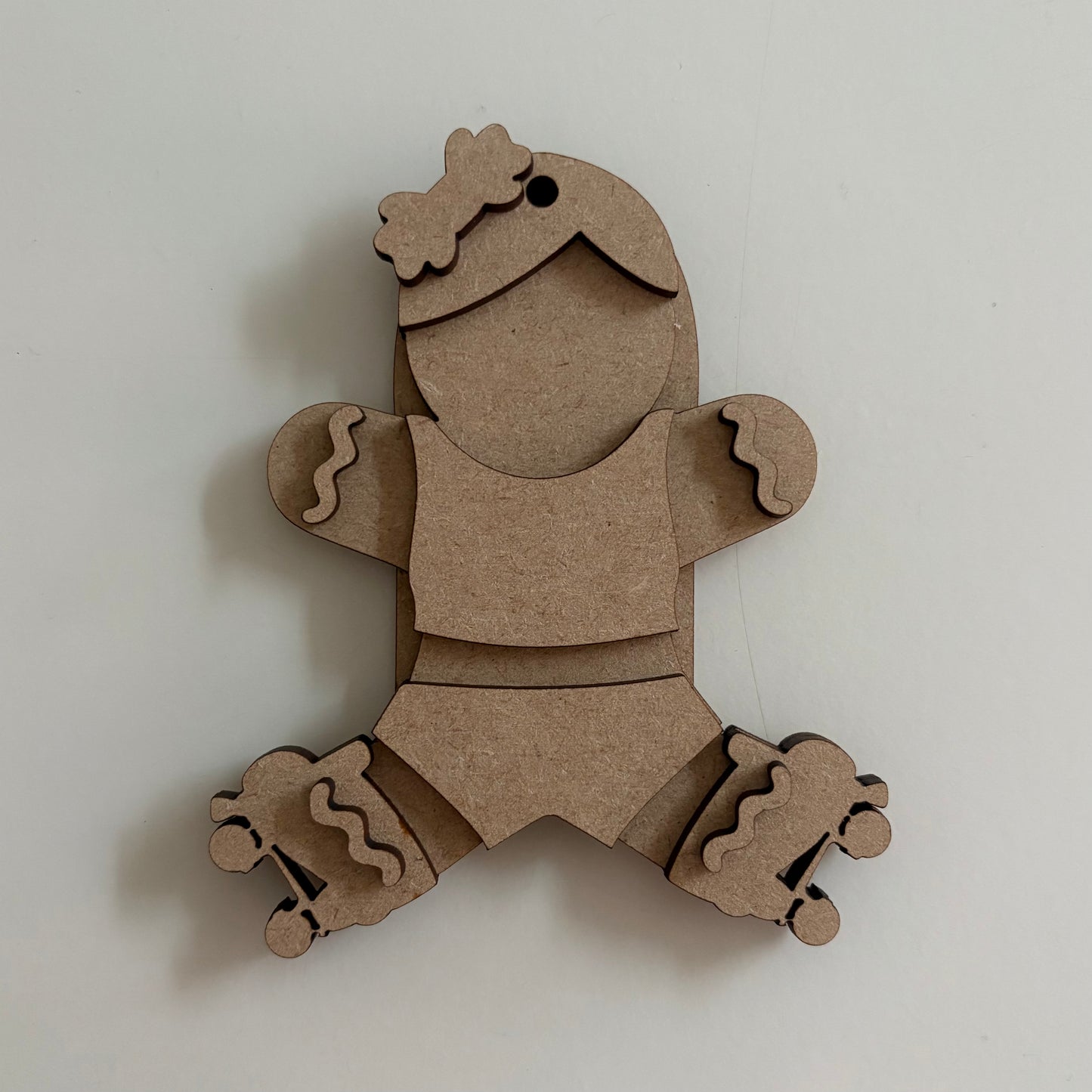 10cm Roller Skater Gingerbread Character