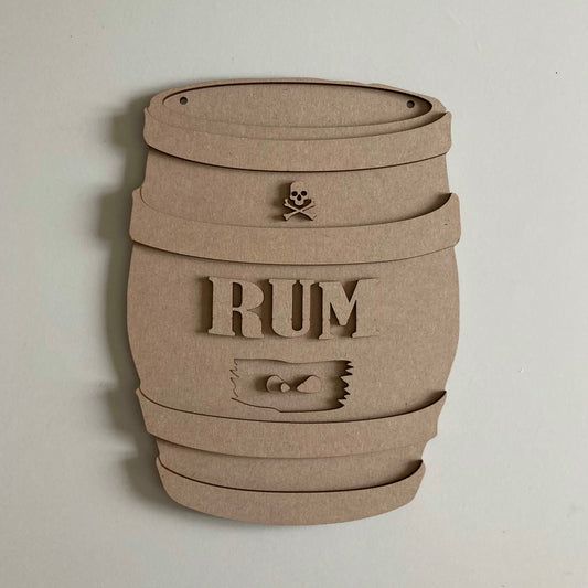 25cm Rum Barrel Sign