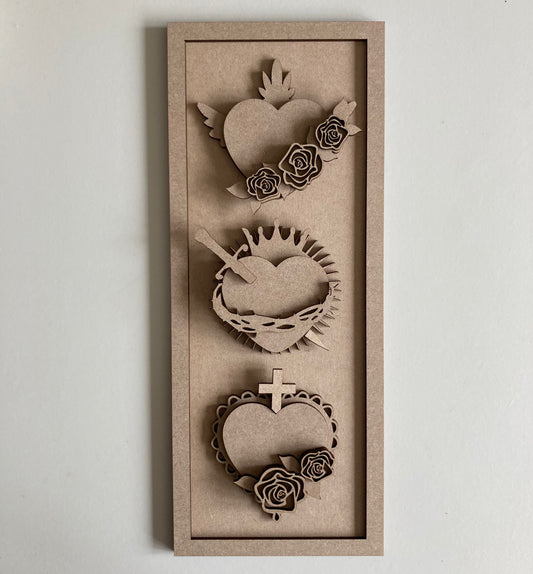 30cm Sacred Hearts Sign