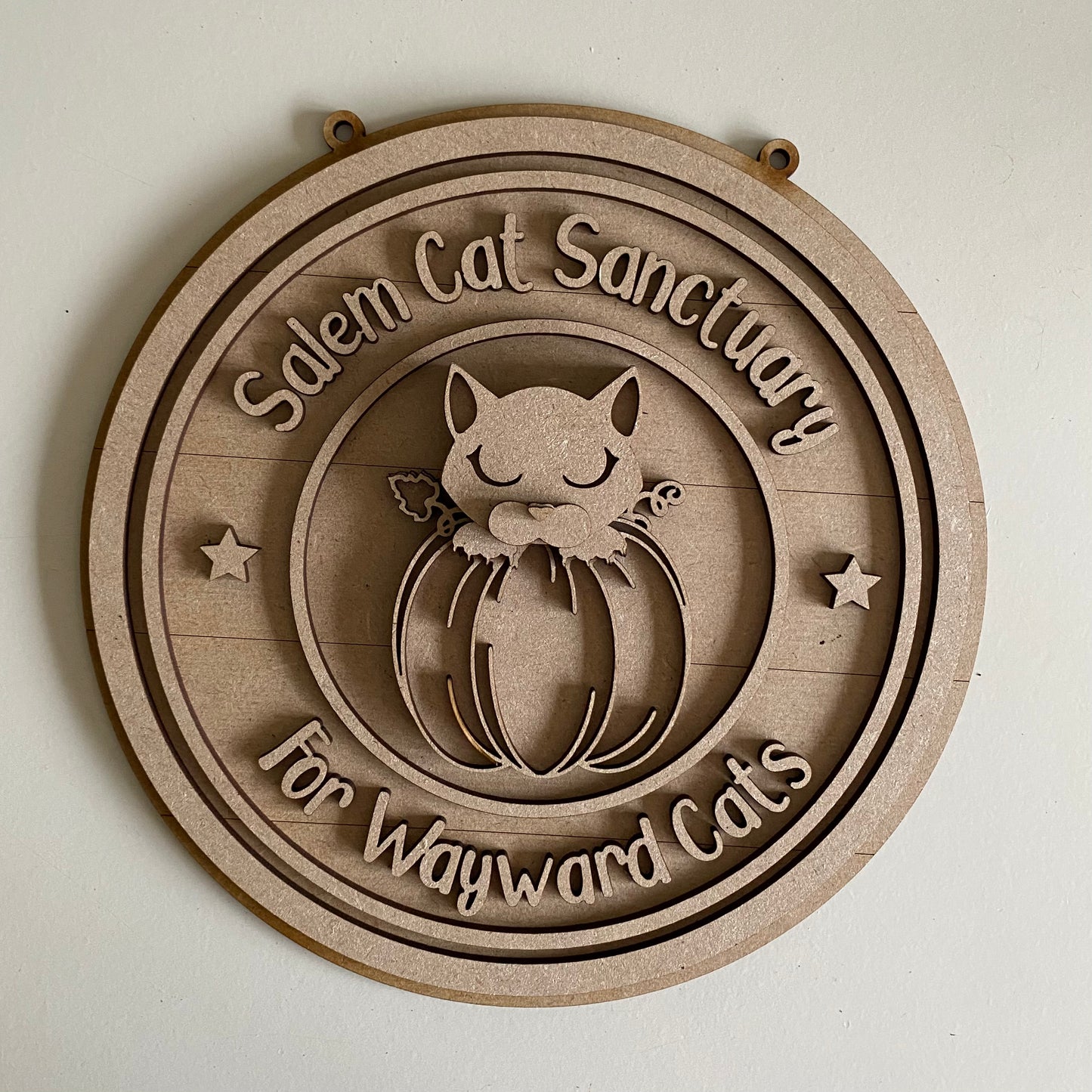 20cm Salem Cat Sanctuary Sign