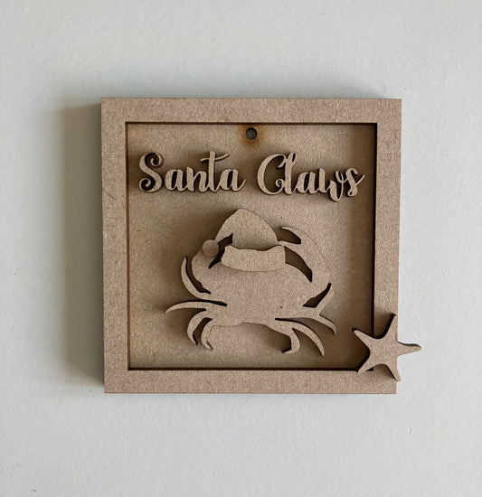9cm Santa Claws Mini Frame
