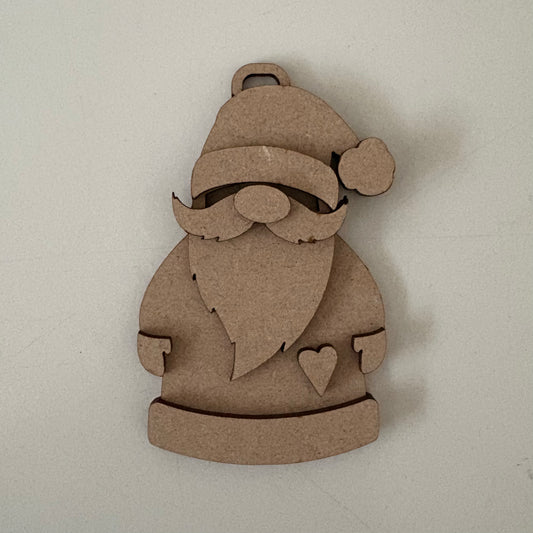 10.5cm Santa Decoration