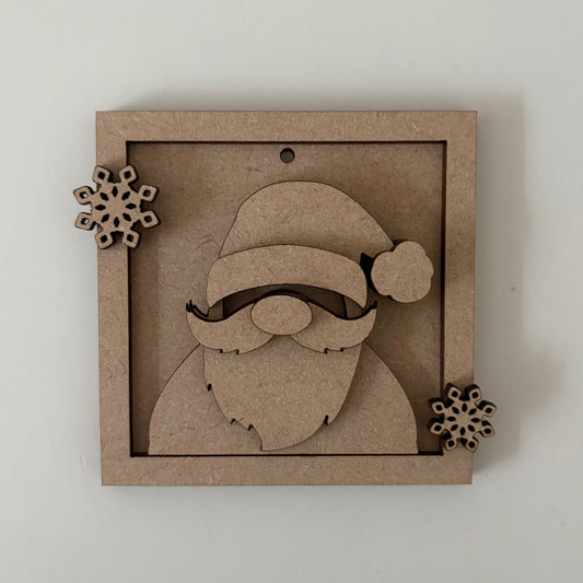 9cm Santa Mini Frame