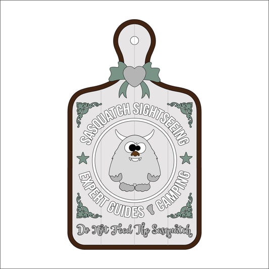 30cm Sasquatch Sightseeing Chopping Board