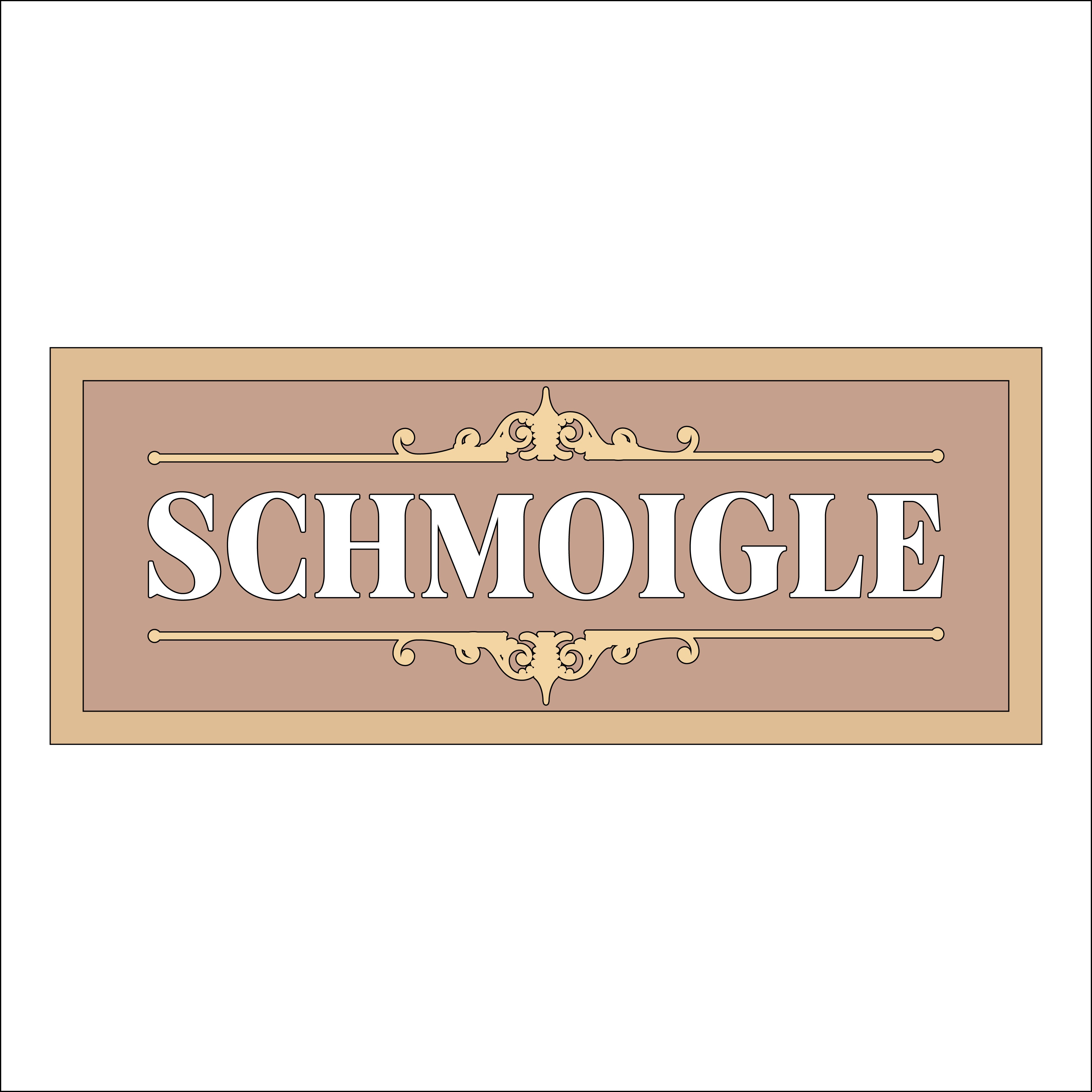 30cm Schmoigle Sign – ÄRTHAUS 52