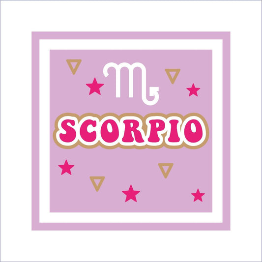 19cm Scorpio Symbol Sign