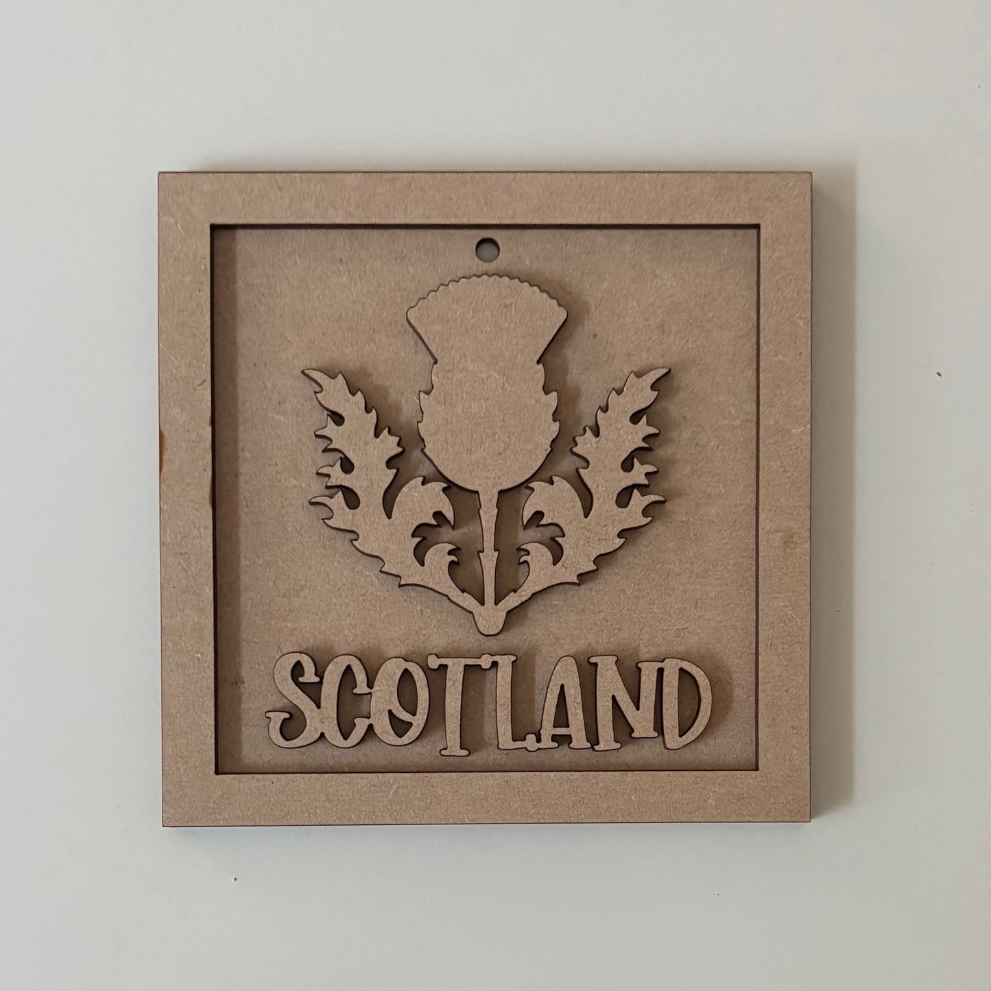 15cm Scotland Thistle Sign