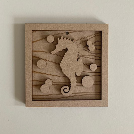 9cm Seahorse Mini Frame