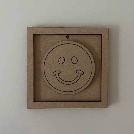 9cm Smiley Face Mini Frame