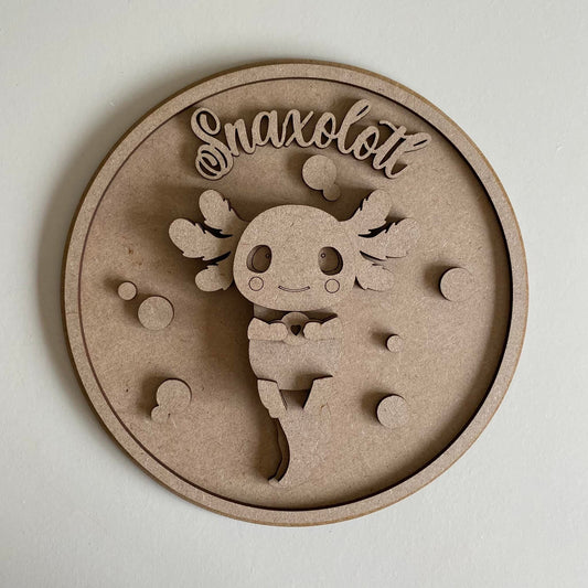 20cm Snaxolotl Sign