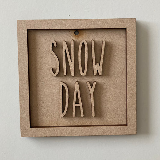 9cm Snow Day Mini Frame