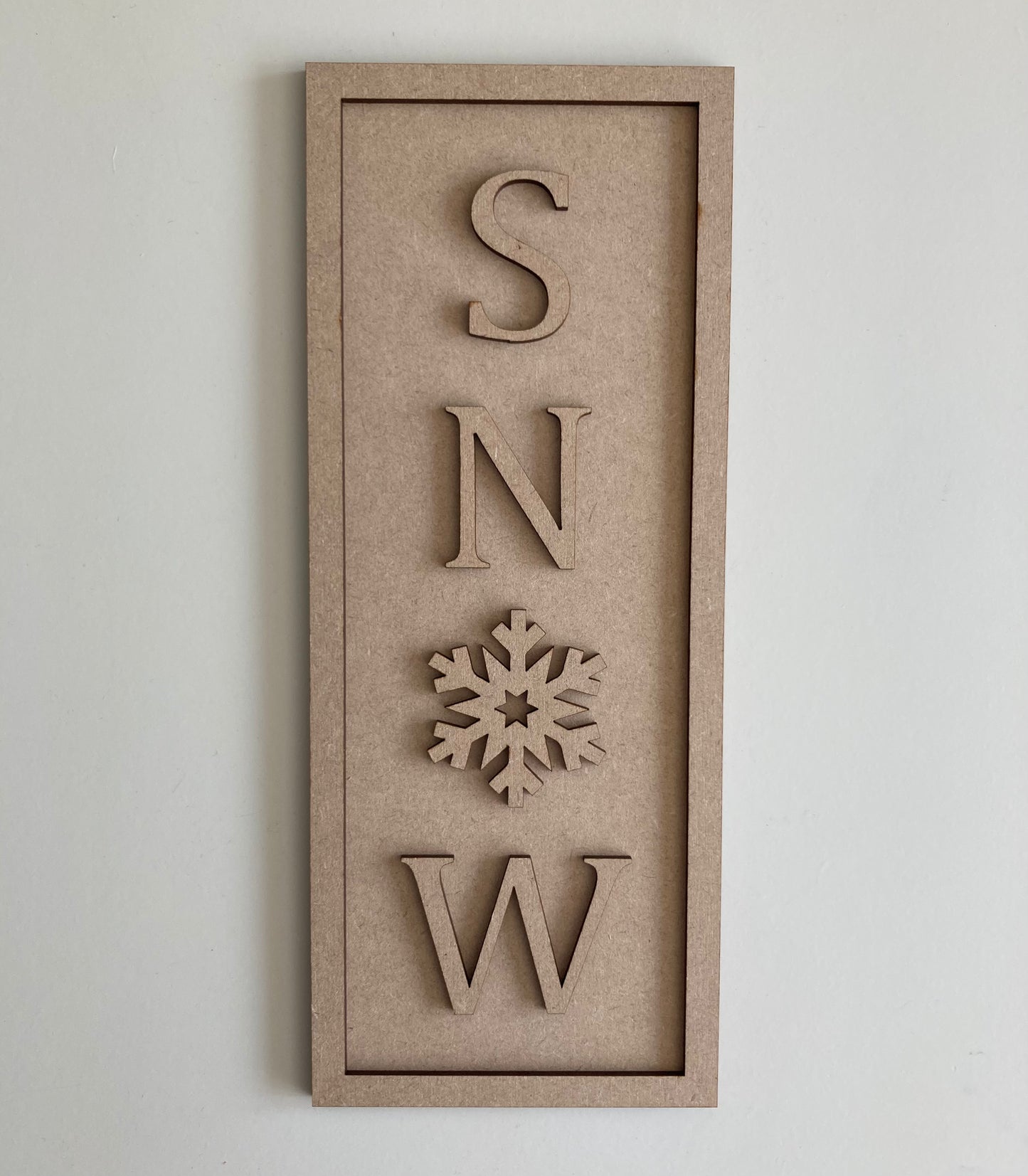 30cm Snow - Snowflake Sign